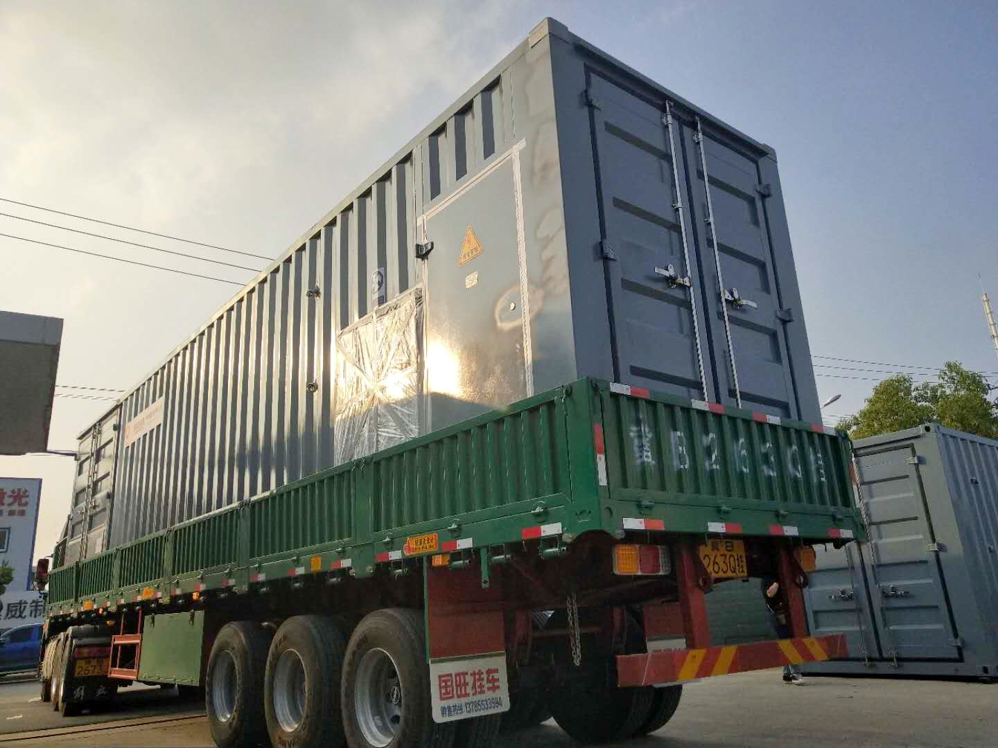 集裝箱變電站出廠圖 集裝箱變電站出廠圖